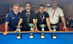 Düzce’de 3 Bant Bilardo şampiyonu Baha Alptekin oldu