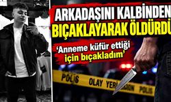 Arkadaşını kalbinden bıçaklayarak öldürdü