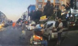 Tekerlekli sandalyedeki vatandaşa çarpıp yoluna devam etti