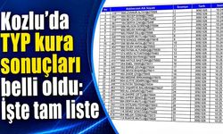 Kozlu’da TYP kura sonuçları belli oldu: İşte tam liste