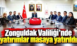 Zonguldak Valiliği’nde yatırımlar masaya yatırıldı