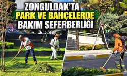 Zonguldak’ta Park ve Bahçelerde Bakım Seferberliği