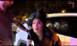 Gazetecilere tükürüp, polise saldıran kadın sürücü 2.45 promil alkollü çıktı