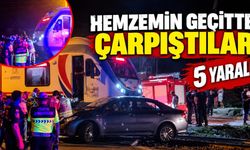 Zonguldak’ta yolcu treni otomobille çarpıştı: 5 yaralı