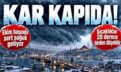 Ekim başında kar sürprizi: Şehirlere kadar inebilir