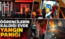 Karabük’te öğrenci evinde yangın