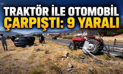 Kastamonu’da traktör ile otomobil çarpıştı: 9 kişi yaralandı