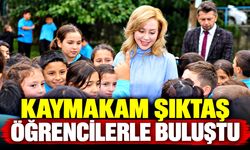 Kaymakam Şıktaş öğrencilerle buluştu