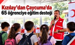 Kızılay’dan Çaycuma’da 65 öğrenciye eğitim desteği