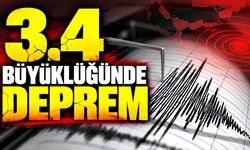 Korkutan sarsıntı: 3.4 büyüklüğünde deprem