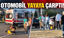 Yolun karşısına geçerken otomobil çarptı