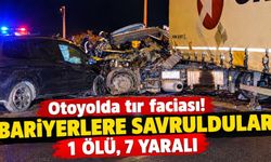 Otoyolda feci kaza: 1 ölü, 7 yaralı