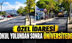 Özel İdaresi okul yolundan sonra üniversitede