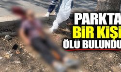 Parkta bir kişi ölü bulundu
