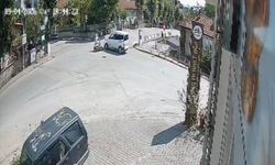 Safranbolu’da motosiklet ile hafif ticari araç çarpıştı