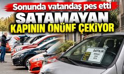 Sonunda vatandaş pes etti; Satamayan kapının önüne çekiyor