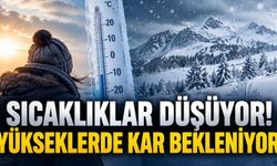 Türkiye’de sıcaklıklar düşüyor: Yükseklerde kar bekleniyor