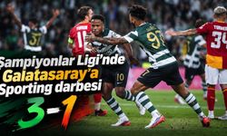 Şampiyonlar Ligi’nde Galatasaray’a Sporting darbesi