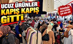 Ucuz ürünler kapış kapış gitti