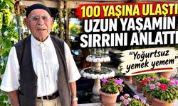 100 yaşına ulaştı, uzun yaşamın sırrını anlattı