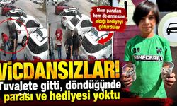 9 yaşındaki çocuğun parasını ve annesine aldığı hediyeyi götürdüler