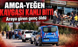 Amca-yeğen kavgası kanlı bitti: Araya giren genç adam öldü