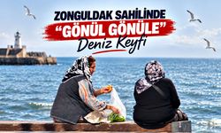 Zonguldak sahilinde "Gönül Gönüle" deniz keyfi
