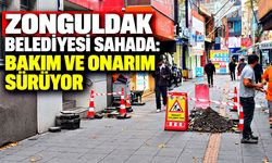 Zonguldak Belediyesi sahada: Bakım ve onarım sürüyor