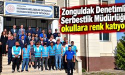 Zonguldak Denetimli Serbestlik Müdürlüğü okullara renk katıyor