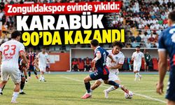 Zonguldakspor evinde yıkıldı: Karabük 90'da kazandı