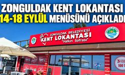 Zonguldak Kent Lokantası 14-18 Eylül menüsünü açıkladı