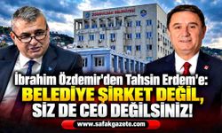 İbrahim Özdemir'den Tahsin Erdem'e: Belediye şirket değil, siz de CEO değilsiniz!