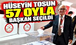 Hüseyin Tosun 57 oyla başkan seçildi