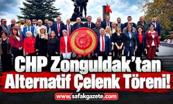 CHP Zonguldak’tan Alternatif Çelenk Töreni! Olcay Can: “Cumhuriyet Kimsesizlerin Kimsesidir”