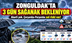 Yağışlı sistem geliyor: Zonguldak’ta 3 gün sağanak bekleniyor