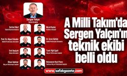A Milli Takım'da Sergen Yalçın'ın teknik ekibi belli oldu
