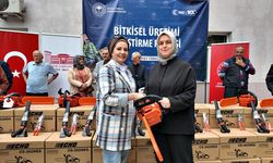 102 fındık üreticisine ekipman desteği