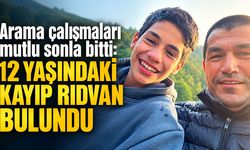 12 yaşındaki kayıp Rıdvan Dereli bulundu