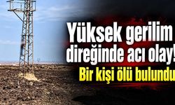 Yüksek gerilim direğinde acı olay! Bir kişi ölü bulundu