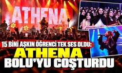 Athena Bolu’da sahne aldı: 15 bini aşkın öğrenci konser alanını doldurdu