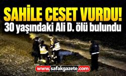 Sahile Ceset Vurdu! 30 Yaşındaki Ali D. Ölü Bulundu