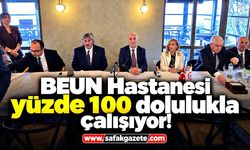 BEUN Hastanesi yüzde 100 dolulukla çalışıyor!
