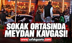 Sokak ortasında meydan kavgası! 1 kişi yaralandı