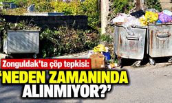 Zonguldak’ta çöp tepkisi