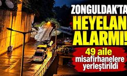 Zonguldak'ta heyelan alarmı! 49 aile misafirhanelere yerleştirildi