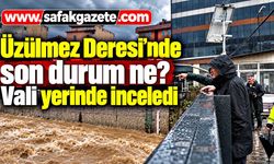 Üzülmez Deresi'nde son durum ne? Vali yerinde inceledi