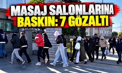Masaj salonlarına baskın: 7 gözaltı