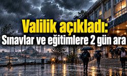 İstanbul Valiliği açıkladı: Hafta sonu eğitimler ve sınavlar iptal edildi