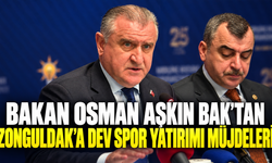 Bakan Osman Aşkın Bak’tan Zonguldak’a Dev Spor Yatırımı Müjdeleri: Yeni Stadyum, Tesisler ve Havuz Geliyor!
