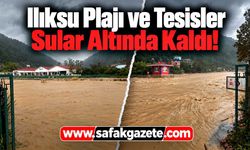 Kozlu Ilıksu Deresi Taştı: Ilıksu Plajı ve Tesisler Sular Altında Kaldı!